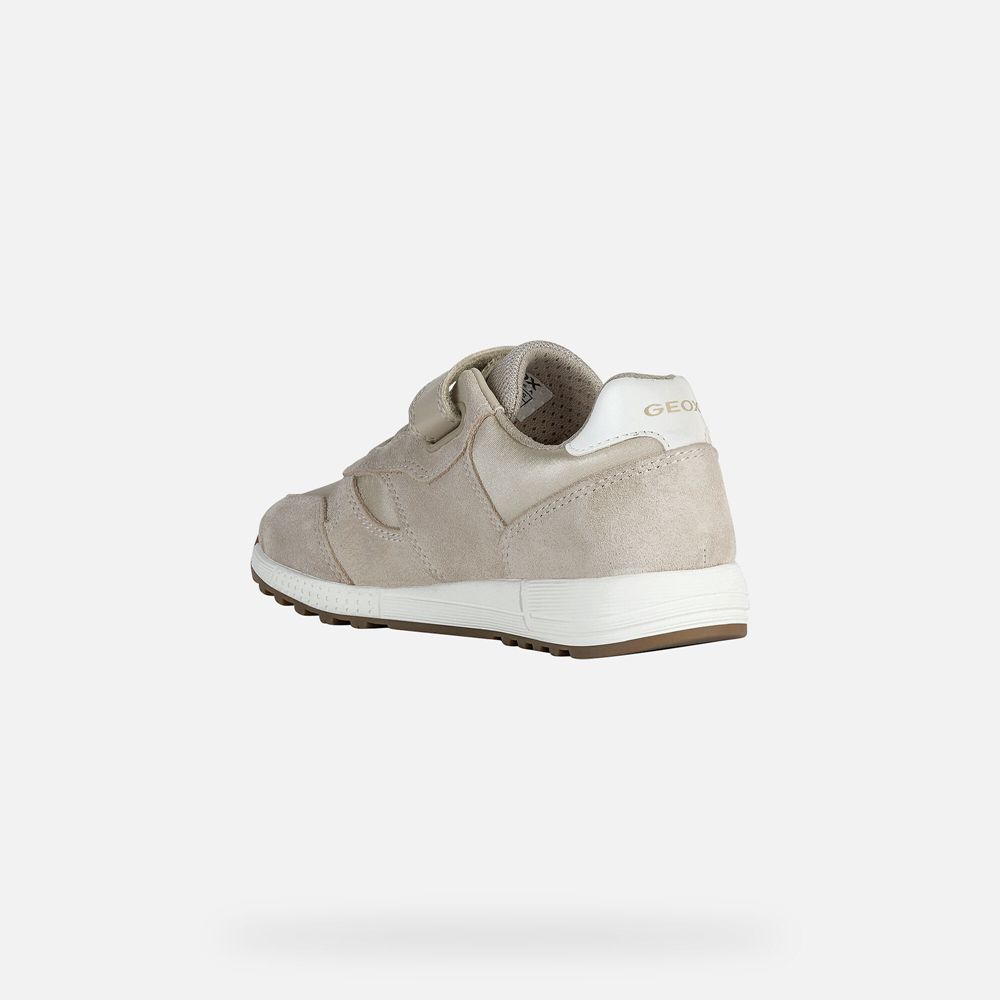 Geox Kiz Çocuk Spor Ayakkabı Bej Rengi - Alben - NAB-839065